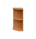 TZ 2 - 3 kancelářská skříň rohová, levá, 750x360x400, buk royal